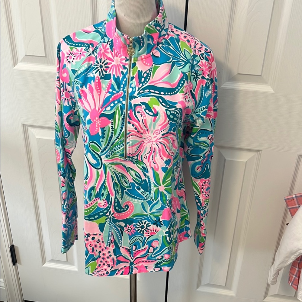 Lilly Pulitzer Colorful Floral Pullover